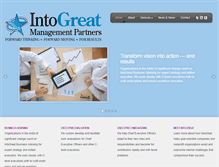 Tablet Screenshot of intogreatmanagement.com